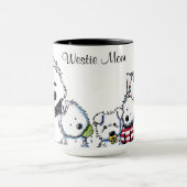 KiniArt Westies Tasse (Zentrum)