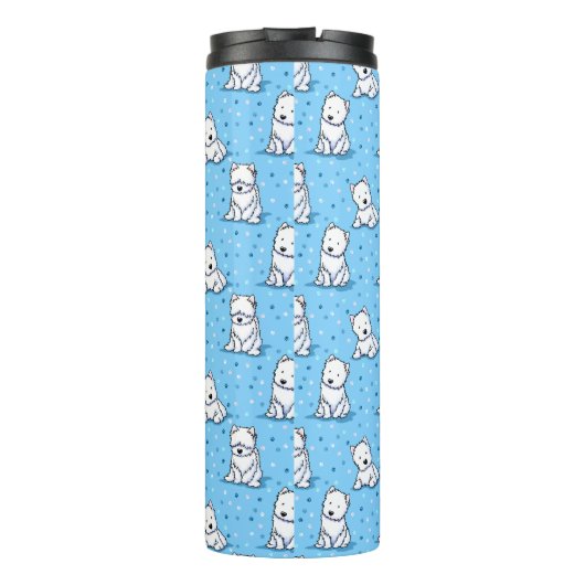 KiniArt Westies Thermosbecher (Rückseite)