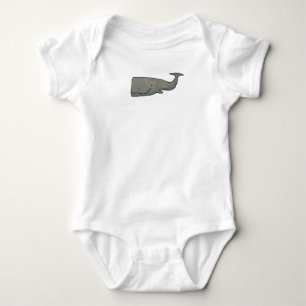 KiniArt Whale Baby Strampler