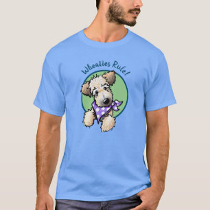 KiniArt Wheaten Terrier Puppy T - Shirt