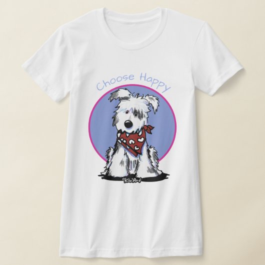 KiniArt Widget Dog T-Shirt (Ablage )