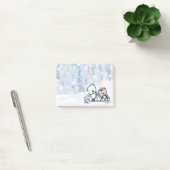 KiniArt Winter Terriers Post-it Klebezettel (Büro)