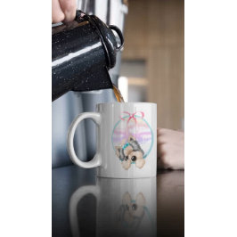 KiniArt Yorkie Coquette Design Kaffeetasse