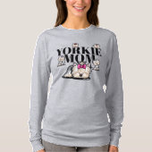 KiniArt Yorkie-Mama T-Shirt (Vorderseite)