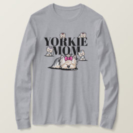 KiniArt Yorkie-Mama T-Shirt