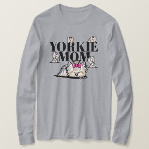 KiniArt Yorkie-Mama T-Shirt