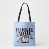 KiniArt Yorkie-Mama Tasche (Vorderseite)