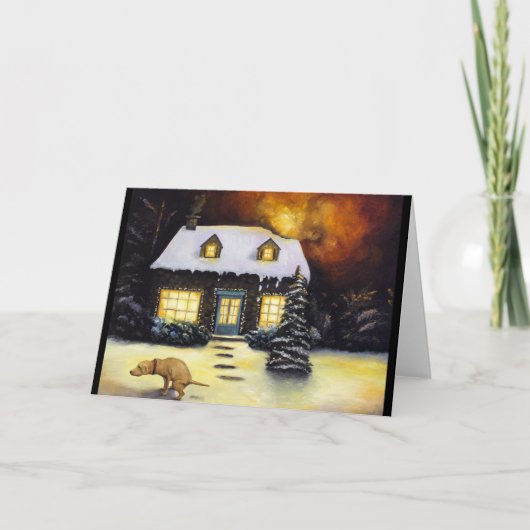 Kinkades schlechtester Albtraum Feiertagskarte (Vorderseite)