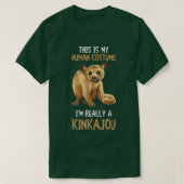 Kinkajou Human Costume Night Ape Animal Kinkajou L T-Shirt (Design vorne)