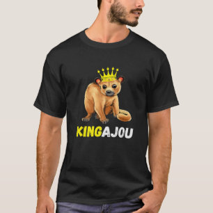 Kinkajou King Crown Throne Prehensile Animal Night T-Shirt