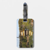 Kinkaku-ji 金 閣 Tempel 寺 Goldenen Pavillon Gepäckanhänger (Rückseite vertikal)