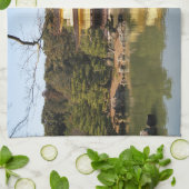 Kinkaku-ji 金 閣 Tempel 寺 Goldenen Pavillon Geschirrtuch (Gefaltet)
