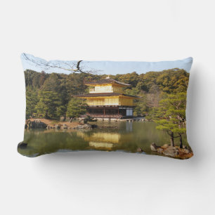 Kinkaku-ji 金 閣 Tempel 寺 Goldenen Pavillon Lendenkissen