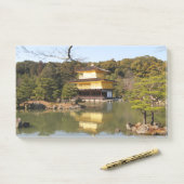 Kinkaku-ji 金 閣 Tempel 寺 Goldenen Pavillon Post-it Klebezettel (Auf Schreibtisch)