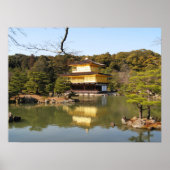 Kinkaku-ji 金 閣 Tempel 寺 Goldenen Pavillon Poster (Vorne)