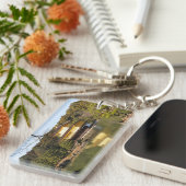 Kinkaku-ji 金 閣 Tempel 寺 Goldenen Pavillon Schlüsselanhänger (Vorderseite rechts)