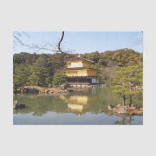 Kinkaku-ji 金 閣 Tempel 寺 Goldenen Pavillon Seidenpapier