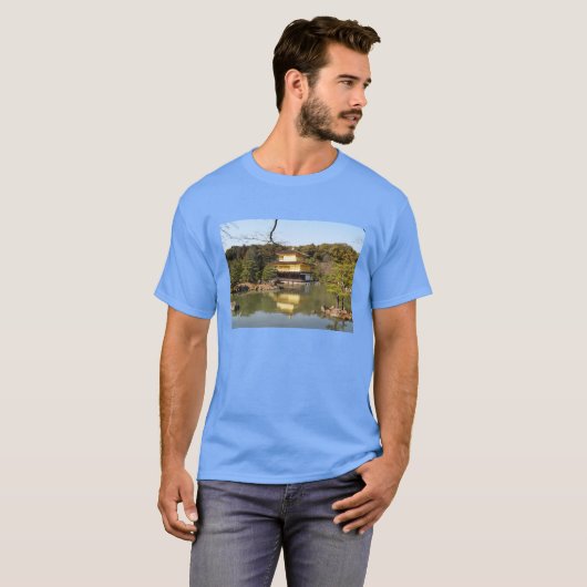 Kinkaku-ji 金 閣 Tempel 寺 Goldenen Pavillon T-Shirt (Vorne ganz)