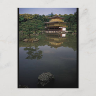 Kinkaku-ji-Buddhistischer Tempel Postkarte
