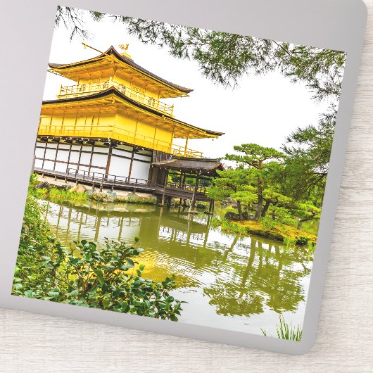 Kinkaku-ji, der goldene Pavillon, Kyoto Aufkleber (Detail)