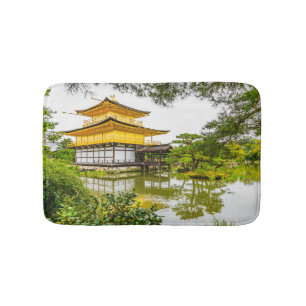 Kinkaku-ji, der goldene Pavillon, Kyoto Badematte