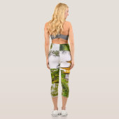 Kinkaku-ji, der goldene Pavillon, Kyoto Capri Leggings (Rückseite)