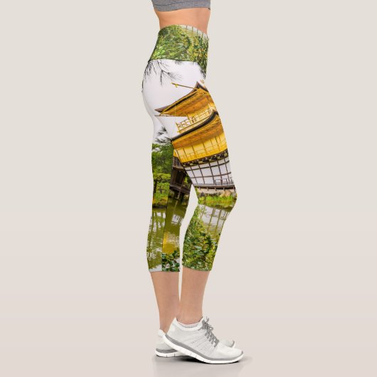Kinkaku-ji, der goldene Pavillon, Kyoto Capri Leggings (Rechts)