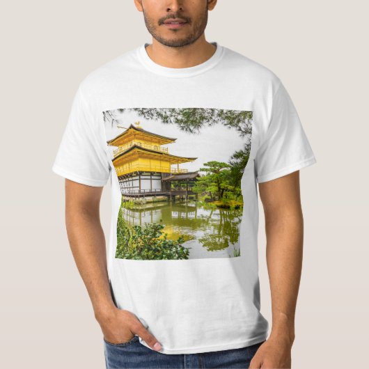Kinkaku-ji, der goldene Pavillon, Kyoto T-Shirt (Vorderseite)