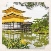 Kinkaku-ji, der goldene Pavillon, Kyoto Untersetzer (Vorderseite)