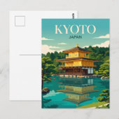 Kinkaku-ji Japan Postkarte (Vorne/Hinten)