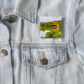 Kinkaku-ji oder Goldener Pavillon und Teich, Kyoto Button (Beispiel)