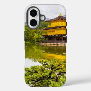 Kinkaku-ji oder Goldener Pavillon und Teich, Kyoto iPhone 16 Hülle