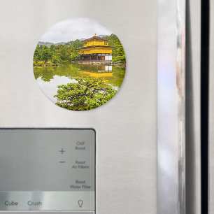 Kinkaku-ji oder Goldener Pavillon und Teich, Kyoto Magnet