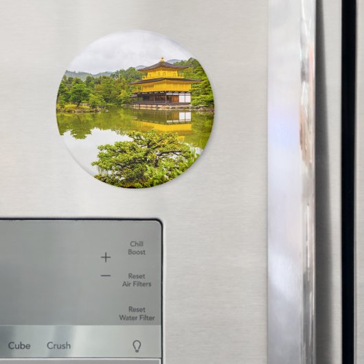 Kinkaku-ji oder Goldener Pavillon und Teich, Kyoto Magnet (In Situ (Kühlschrank))