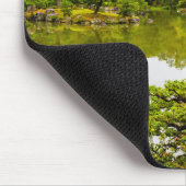 Kinkaku-ji oder Goldener Pavillon und Teich, Kyoto Mousepad (Ecke)