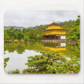 Kinkaku-ji oder Goldener Pavillon und Teich, Kyoto Mousepad (Vorne)