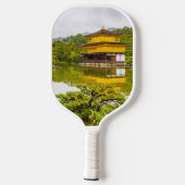 Kinkaku-ji oder Goldener Pavillon und Teich, Kyoto Pickleball Schläger (Rückseite)
