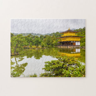 Kinkaku-ji oder Goldener Pavillon und Teich, Kyoto Puzzle