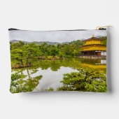 Kinkaku-ji oder Goldener Pavillon und Teich, Kyoto Zubehörtasche (Rückseite)
