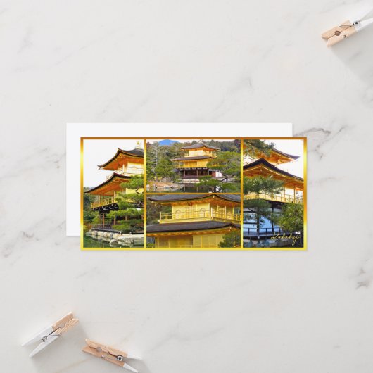 Kinkaku-ji (Rokuon-ji) Karte (Vorderseite/Rückseite Beispiel)