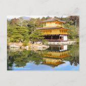 Kinkaku-ji Temple("Temple of the Golden Pavilion") Postkarte (Vorderseite)
