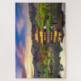 Kinkaku-ji Zen Tempel Kyoto Japan Sunset Travel Puzzle