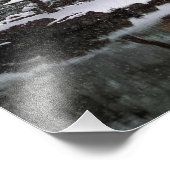 Kinkaku Snow Fotodruck (Ecke)