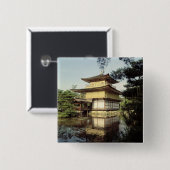 Kinkaku Tempel eingeweiht dem Gedächtnis Button (Vorne & Hinten)