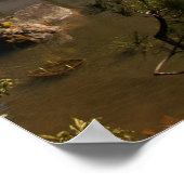 Kinkakuji (Das Goldene Pavillon) Poster (Ecke)