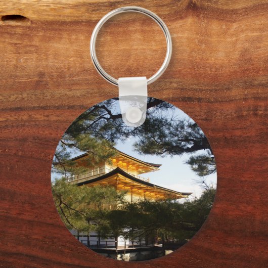 Kinkakuji (Der Goldene Pavillon) Schlüsselanhänger (Vorderseite)