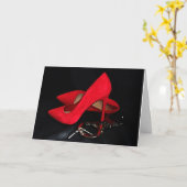 KINKY HANDCUFFS BLANK INSIDE CARD KARTE (Gelbe Blume)