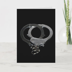 KINKY HANDCUFFS ROMANTIC GREETCARD KARTE