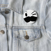 Kinky Mustache Button (Beispiel)