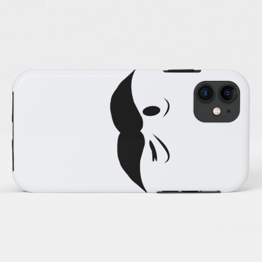 Kinky Mustache Case-Mate iPhone Hülle (Rückseite (Horizontal))